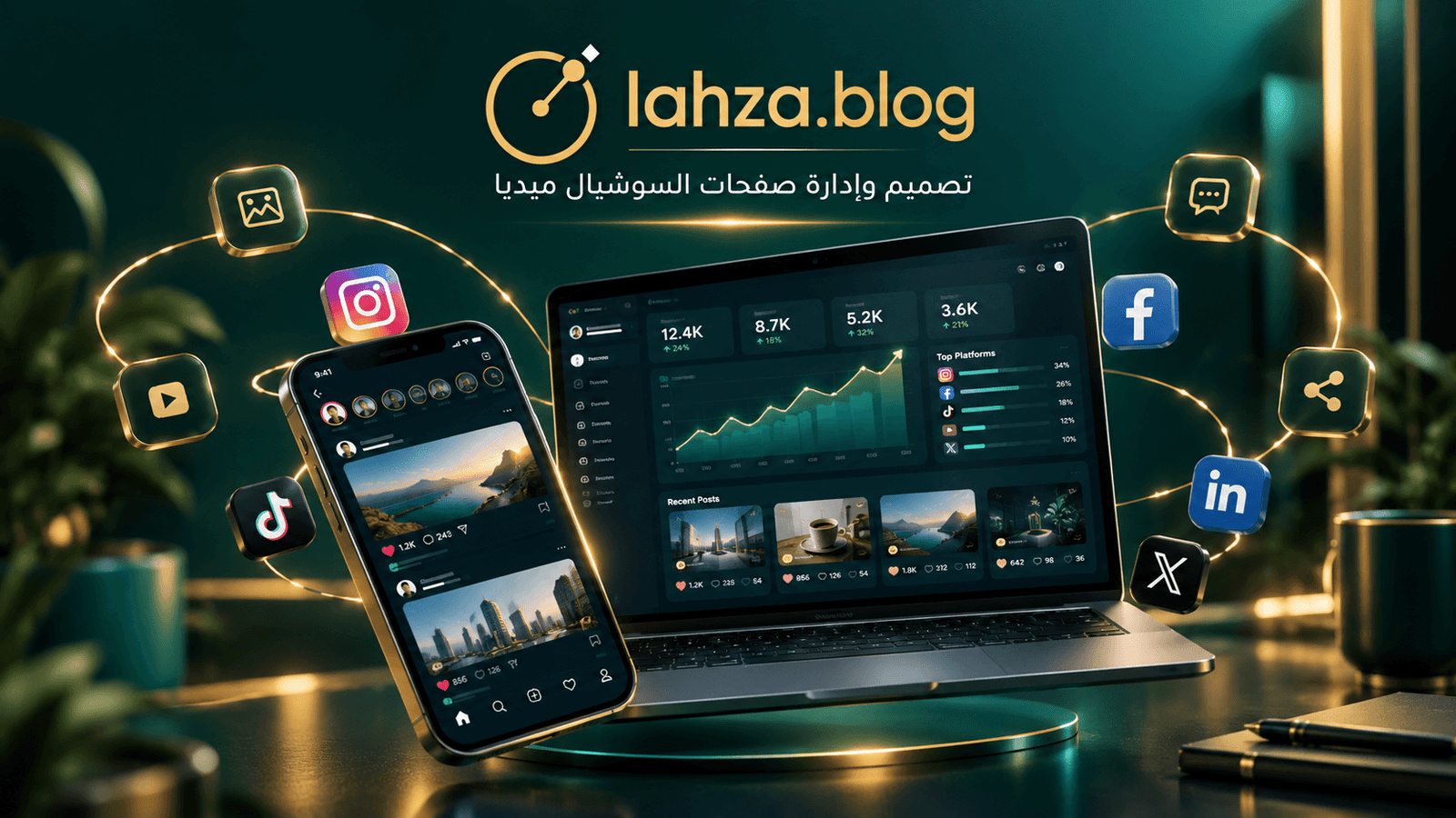 تصميم وادارة صفحات السوشيال ميديا