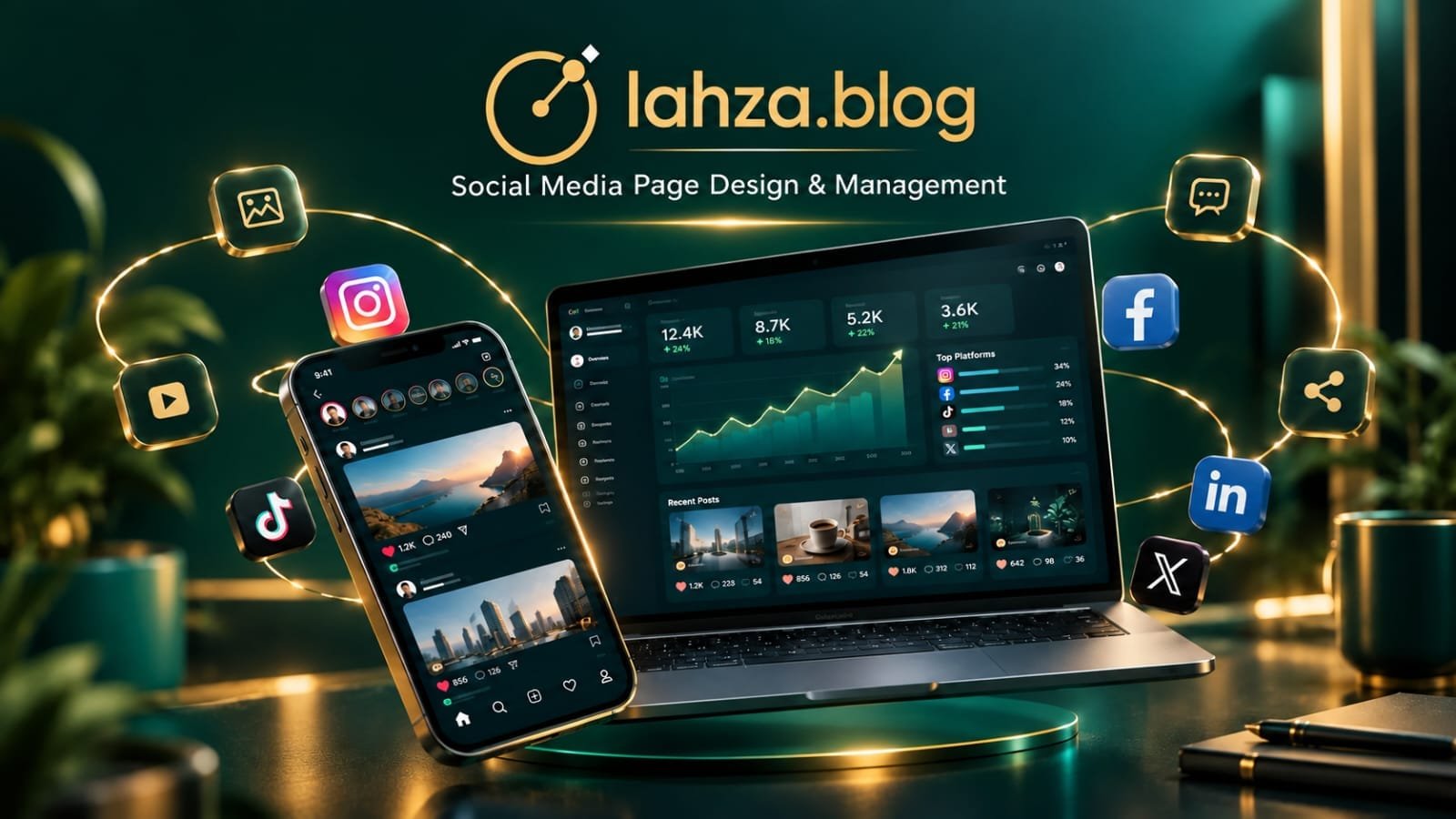 Social Media Page Design & Management