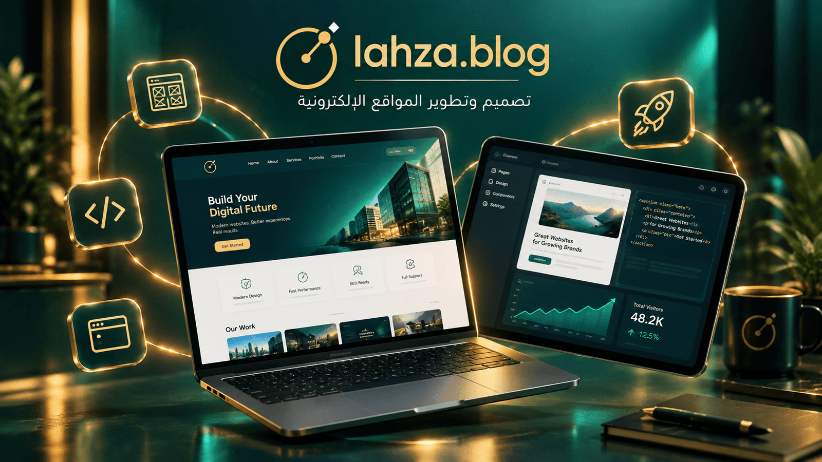 تصميم وتطوير المواقع الالكترونيه